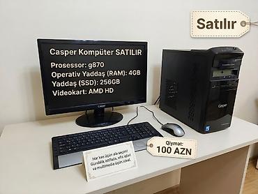 Настольные ПК и рабочие станции: Masaustu komputer Salam komputer satilir Ram 4gb Yaddas 256gb sata — 3