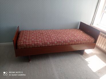 купить металлические кровати: Односпальная Кровать, Б/у