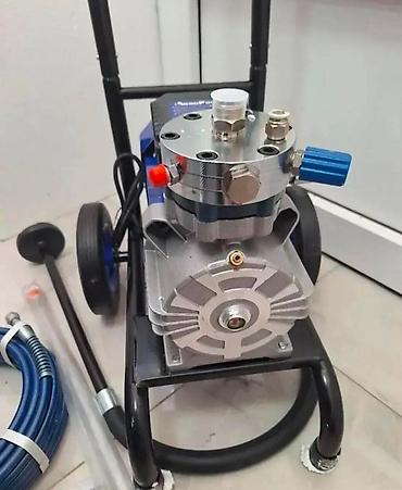 akcija akumulator: 🔥 PROFESIONALNA AIRLESS MAŠINA ZA KREČENJE I FARBANJE – 5000 W 🔥 — 2