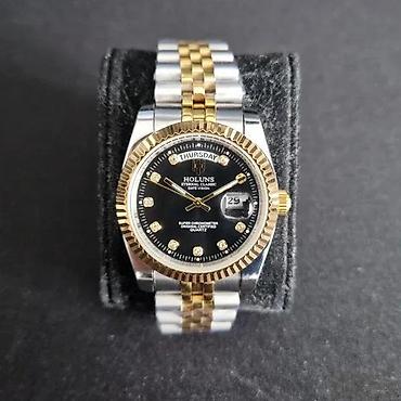 Ručni satovi: HOLUNS HLS001 -37mm- Crna- Rolex Day-Date Homage — 1
