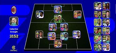 sup oyun: EFootball hesabı – orta reytinqli heyət Yeni açılmış hesabdır. Oyunçu — 1