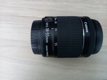 lens nikon: Canon EFS 18-55 mm IS Lens yenidir. Digər 50 mm lensim olduğu üçün