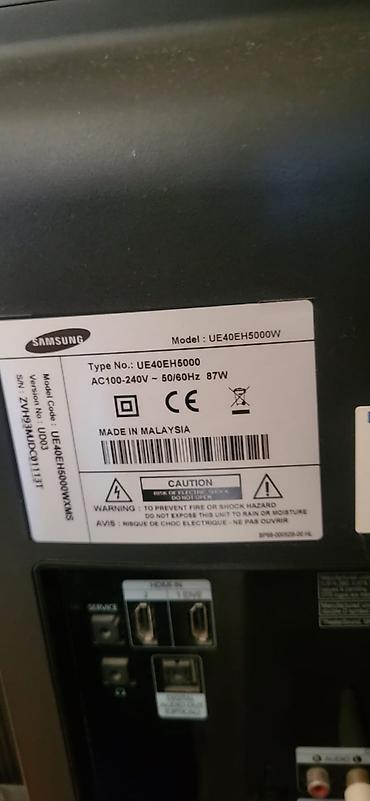 Televizorlar: Samsung LED TV – Model UE40EH5000/UE40EH5000W, 40 düym Xüsusiyyətlər — 4