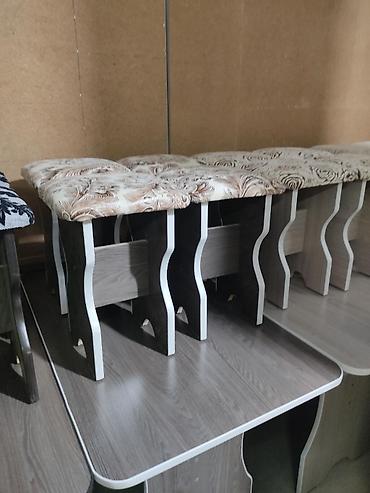 Кухонные столы и стулья: Кухонный стол и стул, Новый, Бесплатная доставка, цвет - Белый — 15