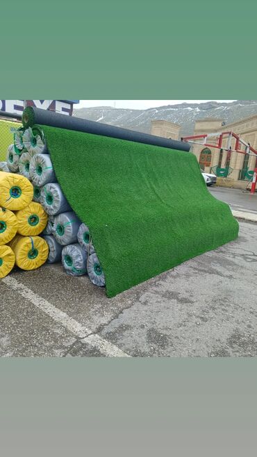 Süni qazon: Suni qazon ve kavrali guneş ve şaxdaya dozmlu her növ yer örtkleri — 6