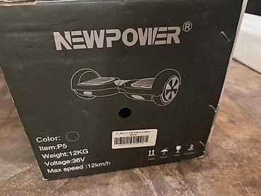 Giroskuterlər: NEWPOWER P5 elektrik skuter (hoverboard) təqdim olunur. Çox az — 4