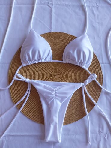 Kupaći kostimi: S (EU 36), Likra, Jednobojni, bоја - Crvena — 5