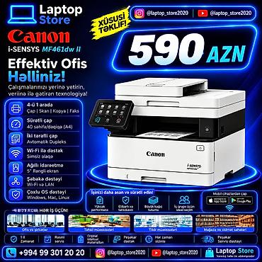 🖨️ Canon i-SENSYS MF461dw II – Cəmi 590 AZN! 💼 Ofisiniz üçün sürətli