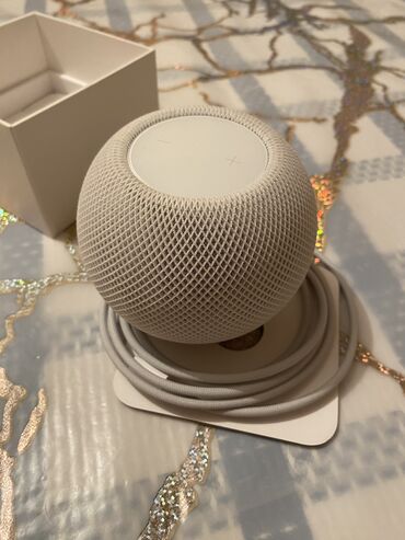 apple homepod mini qiymeti: “Home Pod mini” iphone üçün səs ucaldıcı ideal vəziyətdə( real alıcıya