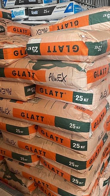 upper intermediate: Шпаклевка GLATT AlinEX, 25 кг - Сухая строительная смесь для — 1