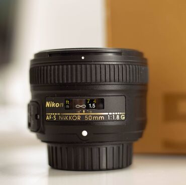 Объективы и фильтры: Объектив Nikon 50mm f/1.8G AF-S Nikkor