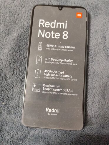 Redmi: Redmi, Redmi Note 8, Б/у, 64 ГБ, цвет - Белый, 2 SIM — 5