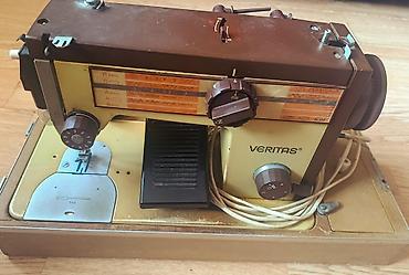 Tikiş maşınları: VERITAS tikiş maşını - Elektro-mexaniki tikiş maşını, pedalla idarə — 1