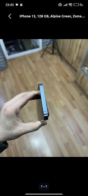 кнопкалы телефонлар: IPhone 13, 128 GB, Alpine Green, Face ID — 6