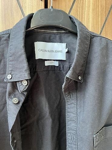 Kişi geyimləri: Köynək, Calvin Klein, M, rəng - Qara — 1