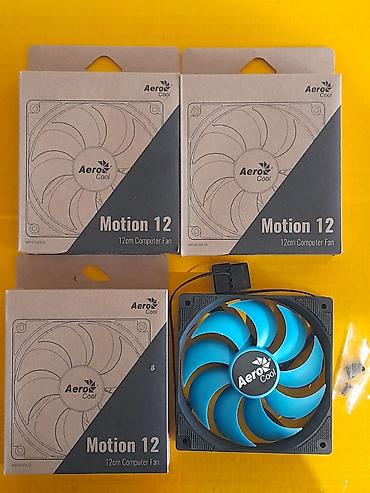 Комплектующие для ПК: Система охлаждения для ПК, Новый, AeroCool, Кулер, Для корпуса и блока питания — 1