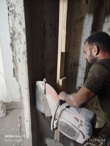 Beton işləri: Beton kəsmə beton deşmə xidməti Karot - HILTI DD 200 / 350 ilə 25 ° — 17