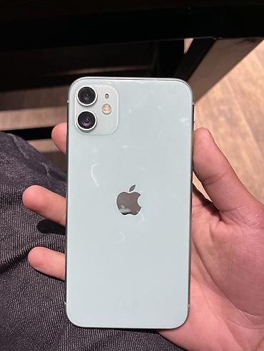 11 pro max kabro: IPhone 11, 64 GB, Yaşıl, Simsiz şarj, Face ID, Sənədlərlə — 1
