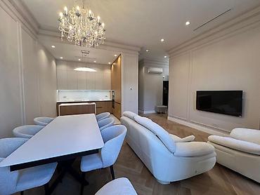 ev kirayə baki: İcarəyə verilir 3 otaqlı yeni tikili 120 m², Ağ şəhər q. 3 500 AZN/ay — 1