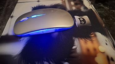 Mauslar: RGB işıqlı simsiz optik mouse 1 aydan çox zaryatka saxlayır. Səssiz — 4