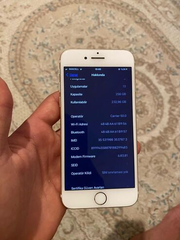 Apple iPhone: IPhone 7, 256 GB, Sarı