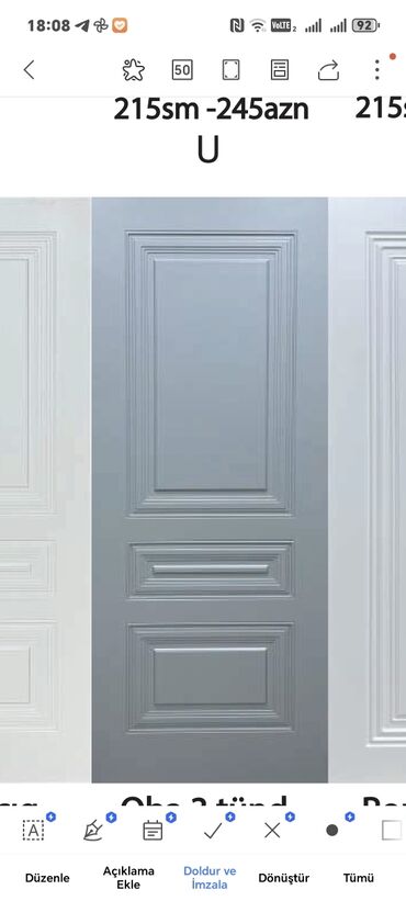 Otaq qapıları: Yataq otağı üçün Yeni Otaq qapısı Naliçnik ilə, Ödənişli quraşdırma, Pulsuz çatdırılma — 25