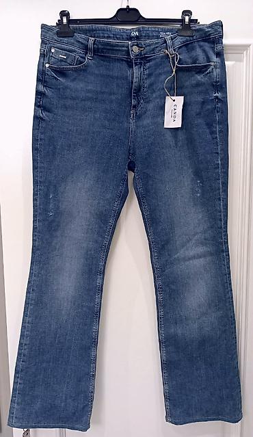 Джинсы: Джинсы, 2XL, цвет - Голубой — 2