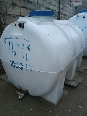 su cəni 1 ton: Bak, Plastik, 1000 l l, İşlənmiş, Ödənişli çatdırılma — 1