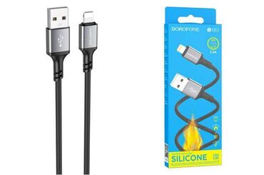 телефон расрочку: Продам кабель borofone bx83 с выходом usb - lightning. Пользовался