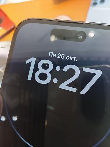каропка айфон: IPhone 14 Pro, цвет Space Black дисплей родной на экране мелкая — 4