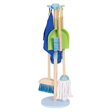 svecene haljine: Drveni set za čišćenje za decu – 7 delova – ECOTOYS Šifra proizvoda — 3