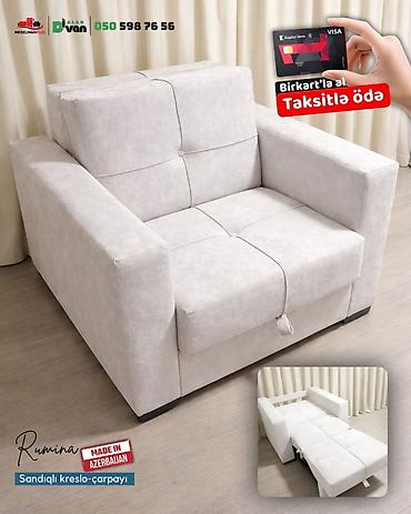 küc divan: Yeni, Kreslo-kravat, Parça, Kredit var, Şəhərdaxili pulsuz çatdırılma — 1