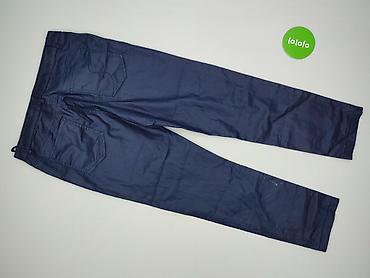 material na farmerki: Spodnie materiałowe damskie, rozmiar L — 3