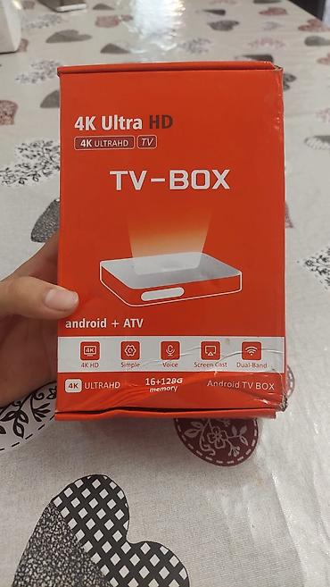 atv plus tuner: Yeni Smart TV boks TV box 128 GB, Android, Ünvandan götürmə, Ödənişli çatdırılma — 1