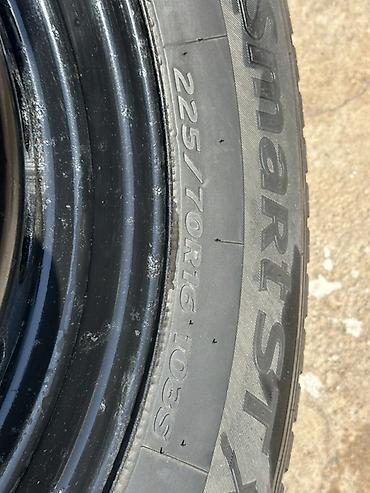 22570: Колесо в сборе: стальная штампованная дисковая часть + шина Hankook — 2