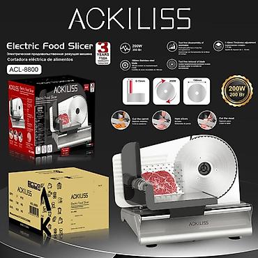 Mətbəx üçün digər texnika: №: 3655 Məhsulun adı: Dilimləyici Ackiliss ACL-8800 Brend: Ackiliss — 1
