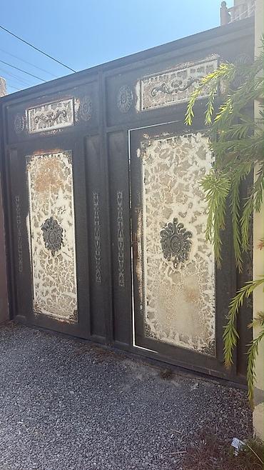 boru aksesuarları: Metal darvaza dəsti - Material: qalın metal/sağlam dəmir konstruksiya — 1