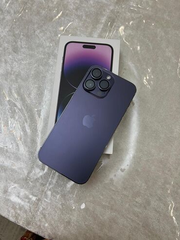 списанный айфон бесплатно: IPhone 14 Pro Max, Колдонулган, 128 ГБ, Коргоочу айнек, Куту, 87 %