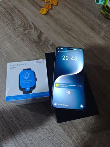 irshad telecom telefonlar: Honor Magic 7 Pro, 512 GB, rəng - Mavi, Zəmanət, Sensor, Barmaq izi