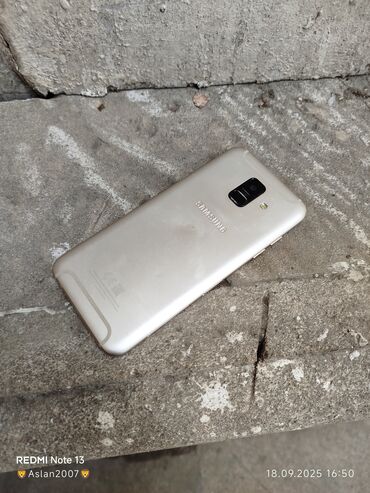 Apple iPhone: Samsung Galaxy A6, 32 GB, rəng - Gümüşü, Sensor