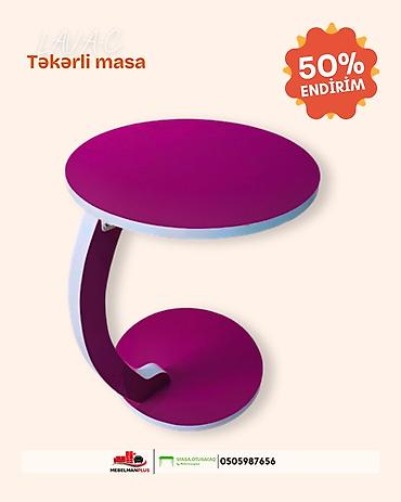 tek stolar: Jurnal masası, Yeni, Açılmayan, Laminat, Yumru masa — 8