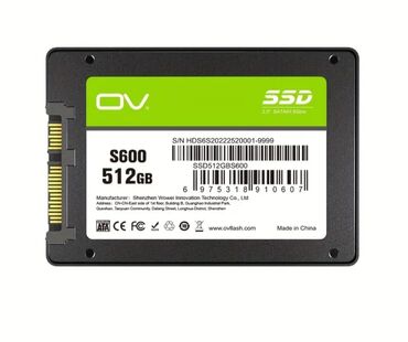 Digər ehtiyat hissələri: Daxili SSD disk 512 GB, 2.5"