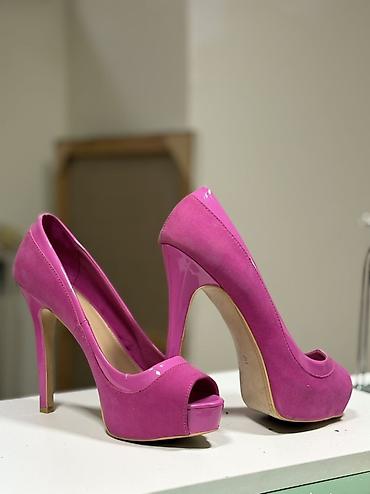 Tuflilər: Tuflilər, Bershka, Ölçü: 41, rəng - Çəhrayı, İşlənmiş — 2