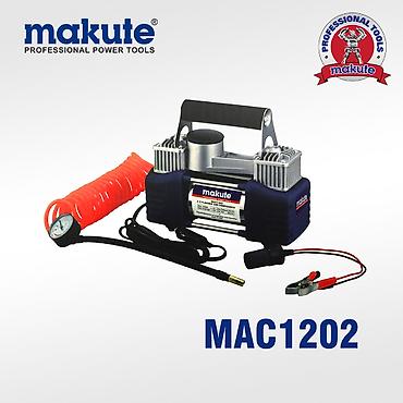 aqadel nasos: Makute MAC1202 – Avtomobil üçün 2 silindrli portativ hava kompressoru — 1