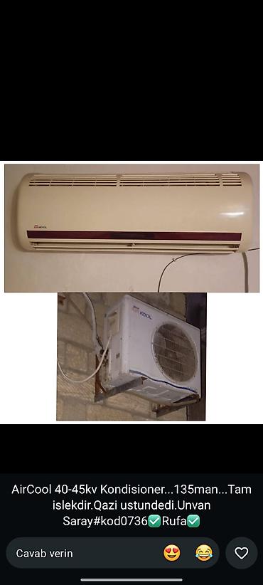 AT KOOL split kondisioner - Güc: 40–45 kVt (model üzərində “AT KOOL”)