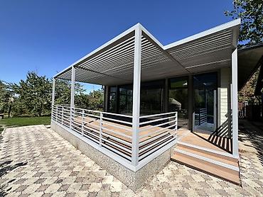 Перголы: Пергола, Металл, Отдельностоящая, Встроенная подсветка, Установка — 10