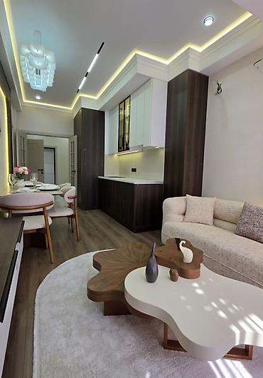 villa: 2 комнаты, 49 м², Асанбай мкр Элитка, 13 этаж, Дизайнерский ремонт — 1