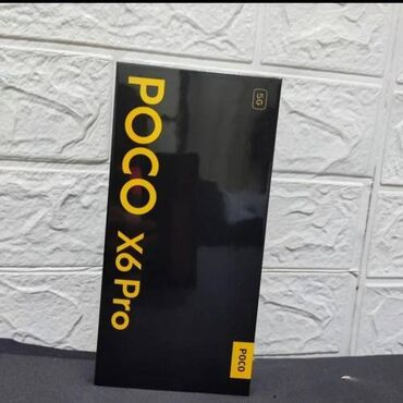 poko x 3 pro: Poco X6 Pro 5G, 256 GB, rəng - Qara, Sensor, Simsiz şarj, Face ID
