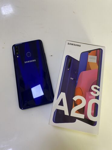 Samsung A20s, 32 GB, rəng - Mavi, İki sim kartlı