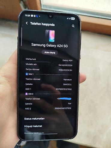 samsung 60fps: Samsung Galaxy A24 4G, 128 GB, rəng - Qara, İki sim kartlı — 2